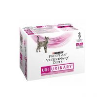 Pro Plan - Alimento para gato purina veterinary diets feline ur Pouch Salmón para Gatos 10 x 85 gr