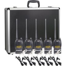 Alinco - Team-Set DJ-A-446 KEP-24-AL 150105 PMR-Handfunkgerät 5er Set