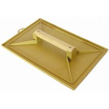 Alisador rectangular amarillo 18x27mm mango de plástico Mob Mondelin 311120