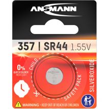 1516-0011 Knopfzelle 1,55 v 133 mAh SR44 11,6 x 5,4 mm - Ansmann