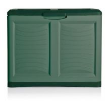 Frankystar - All-in-One - Kunststoffbehälter 200lt. Wasser- und UV-beständiger Container für den Außenbereich. Farbe: grün. Hergestellt in Italien