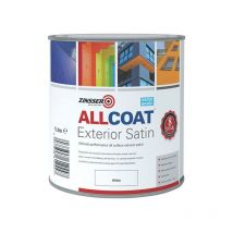 Allcoat Exterior White 1 Litre ZINACEWH1L - Zinsser