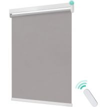 Stores Enrouleur Occultant Électriques, Store Occultant avec Moteur & Télécommande, avec ou sans Perçage, Store de fenêtre 100% Protection Solaire,