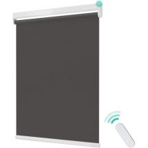 Allesin Stores Enrouleur Occultant Électriques, Store Occultant avec Moteur & Télécommande, avec ou sans Perçage, Store de fenêtre 100% Protection