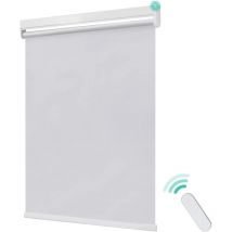 Allesin Stores Enrouleur Occultant Électriques, Store Occultant avec Moteur & Télécommande, avec ou sans Perçage, Store de fenêtre 100% Protection