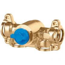 Allgemein Inspizierbare Absperreinheit (blauer Knopf) Caleffi 359192 Oro