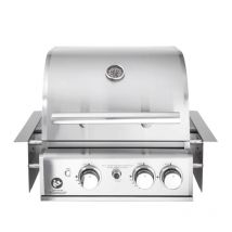 Allgrill Einbau-gasgrill Chef S Edelstahl Built-in Air System, 2 Brenner, Backburner 100959