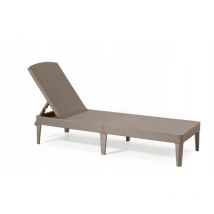 Allibert - Keter K235165 Chaise Longue, Plastique, Gris, Medium