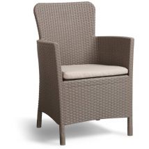 Chaise d'extérieur Miami Cappuccino Keter