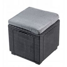 Keter Cube Gartensitz mit Stauraum, Graphit