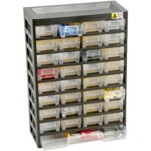 Allit Kleinteilemagazin VarioPlus Basic 54 30,5 x 13,5 x 43,5 cm Aufbewahrung