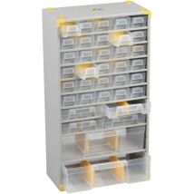 Allit Cassettiera porta minuteria (l x l x a) 300 x 140 x 565 mm Scomparti: 36 Contenuto 1 pz.