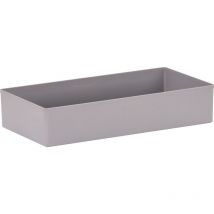 Boîte compartiment H45MM 10,8 x 21,6CM gris Allit 456304
