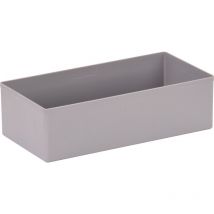 Boîte compartiment H63MM 10,8 x 21,6CM gris Allit 456309