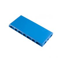 Allnet - Brick'r'knowledge 4x2 Gehäuse of Kunststoff und blauer Deckel