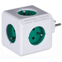 16896 PowerCube - 5er Steckdosenleiste in Form eines Würfels, Farbe weiß - Allocacoc