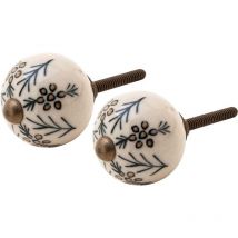 Alloggiamenti per pomelli rotondi (set di 2)