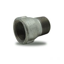 Allonge en fonte malleable male/femelle, galvanise 3/8