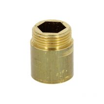 Allonge laiton 25mm avec portée de joint Mâle Femelle 3/4