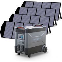 ALLPOWERS Station d'alimentation portable R4000 générateur solaire 3600Wh LiFePO4 batterie CA 4000W, charge rapide,extensible 21600 Wh avec 4 panneau
