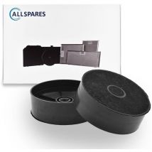 Allspares - Filtre à charbon (2 pcs.) pour hottes aspirantes adapté pour AEG-Electrolux 9029798809 / ECFB03, Atag ACC938, Pelgrim KF34, Etna REC55 et
