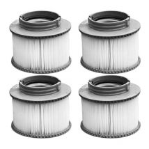 Allspares - Filtre pour spa (4pcs) adapte pour MSpa / SC802 / 40104 avec porte-filtre
