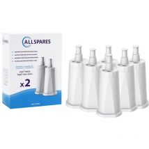 Allspares - Filtre à eau (6x) pour Machine à Café Sage remplacement pour les modèles de filtre Claro Swiss SES008 / BES008