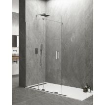 Keres 1+1 Walk-in duschwand ohne Unter- und Oberprofil Glas 8 mm 100 cm - Allstone