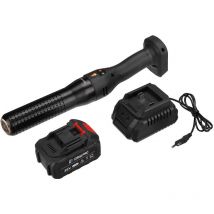 Kingso - Allume feu sans fil Souffleur 20V pour barbecue charbon camping 815°C avec 1 batterie + chargeur Hasaki