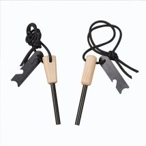 Allume-feu, traditionnel, blocs de silex, cadenas en silex fabriqué à la main, silex scintillant puissant pour le camping, l'extérieur, la survie