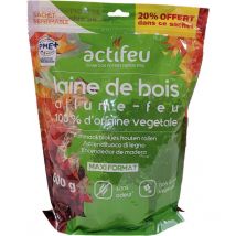 ACTIFEU - Allume-feux laine de bois 500gr +20% gratuit