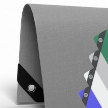 Allzweck-Abdeckplane 8,0x10m - 260g/m² Grau UV-resistent, wasserfest, pe/pvc, reißfest, für Außen & Innen, mit Alu-Ösen