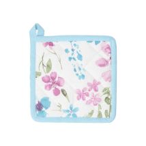 Alma Linie Topflappen Aus Hellblauer Baumwolle 15x15 Cm