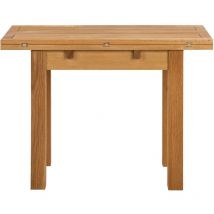 Alma Table de salle à manger pliable, huilée, plaquée chêne.