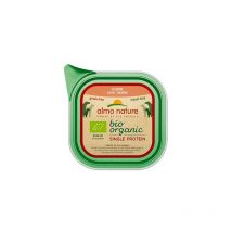Bio Bio -Einzellachsprotein 150 g - Schlauchfutter ohne monoprotische Getreide fЩr erwachsene Hunde - Almo Nature