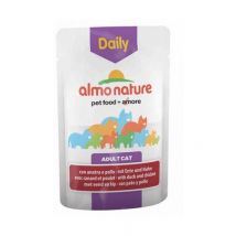 Daily per Gatto Adult in Busta da 70 gr Pollo e Anatra - Almo Nature