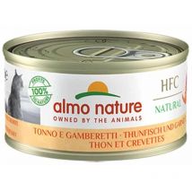 Hfc Natural per Gatto da 70 gr Tonno e Gamberetti - Almo Nature