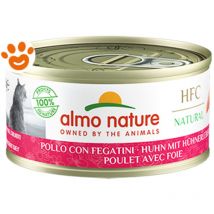 Hfc Natural per Gatto da 70 gr Pollo e Fegato - Almo Nature