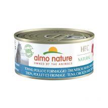 Gatto hfc Natural 150gr Tonno Pollo e Formaggio - Almo Nature