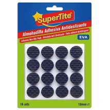 Almohadillas adhesivas redondas de 18 mm – Paquete de 16 piezas