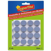 Almohadillas adhesivas redondas de 20 mm - Paquete de 32 piezas