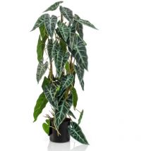 Alocasia artificiel 75 cm en pot Emerald