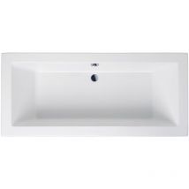 Aloni Acryl-Badewanne Ablauf Mitte Weiß (TxBxH) 180 x 80 x 60 cm