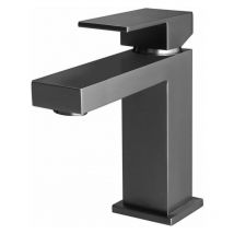 Aloni - Chan Waschbeckenarmatur Einhebel viereckig Grau gebürstet