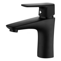 Force Waschtischarmatur Schwarz matt - Schwarz - Aloni