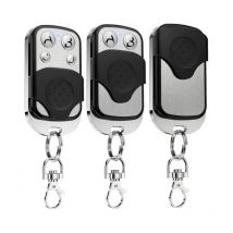 Alovez - 3PCS Telecommande Universelle Portail 433.92 MHz, Copie Télécommande Garage sans Fil à 4 Boutons, Duplicateur Porte de Garage Telecommande