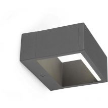 Faro Alp - led Outdoor Wall Light Dark Grey IP54