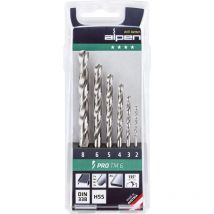 Alpen - 0000111806100 hss Metall-Spiralbohrer-Set 6teilig Zylinderschaft 1 St.