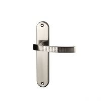 Ensemble poignées isola nickel mat bec cane 195mm Alpertec