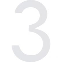 Ouvre&deco - Alpertec Hausnummer 3 Selbstklebend Nachtleuchtend Hausnummern Hausnummerschild